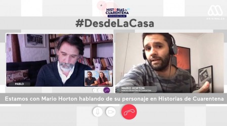 Mario Horton y lo que significa trabajar con Pancho Melo en Historias de Cuarentena