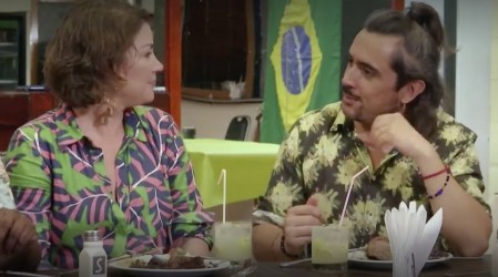 Koke Santa Ana y Javiera Contador son conquistados por los sabores de Brasil