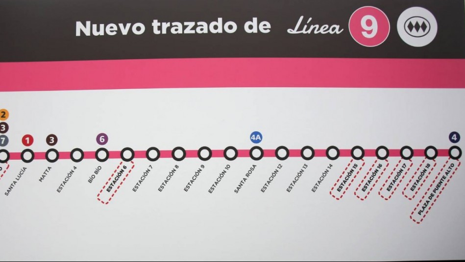 ¿Cuáles abrirán primero? Revisa los tramos en que inaugurarán las estaciones de Línea 9 del Metro de Santiago