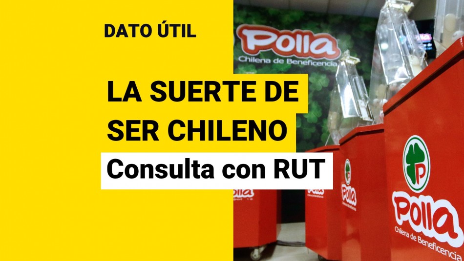 "La suerte de ser chileno" Revisa con tu RUT si ganaste uno de los premios Meganoticias